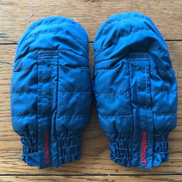 patagonia baby puff mitts